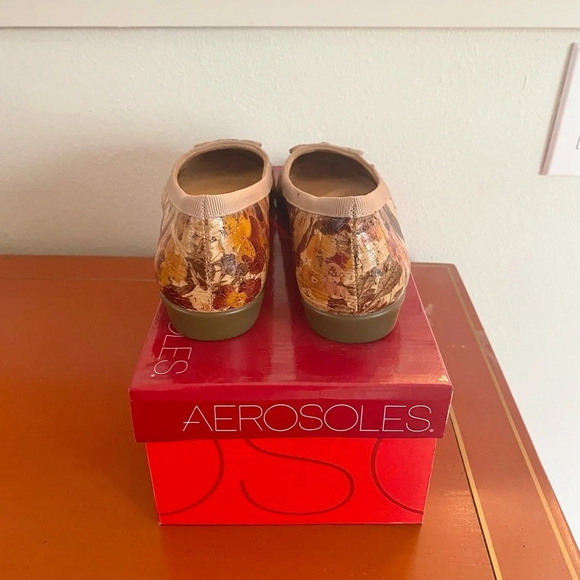NEW Aerosoles Bec 2 Differ Floral Flats Size 7.5 - Picture 4 of 5